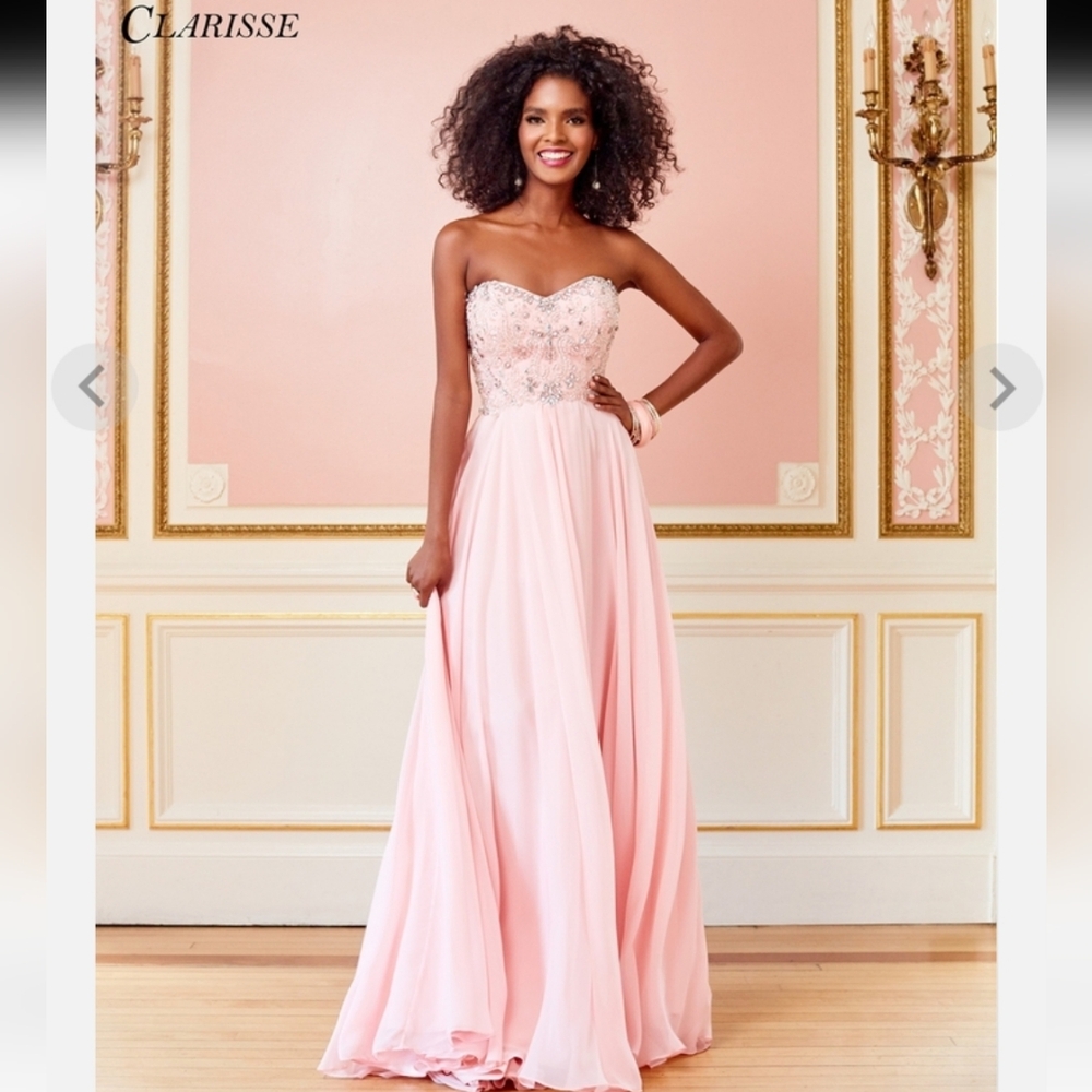 NWT Clarisse Sweetheart A-line Strapless Prom Dress, Size 0